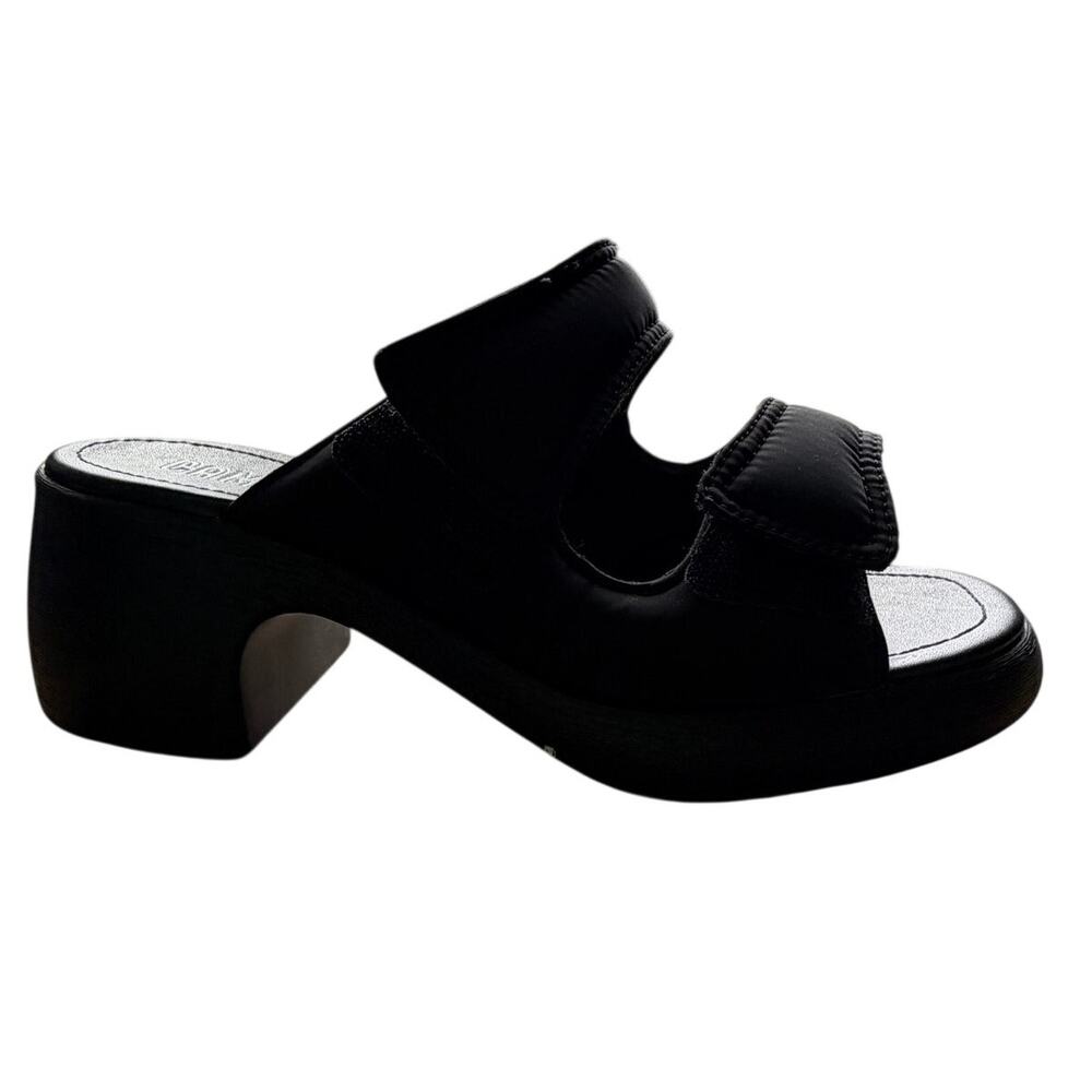 Camper Thelma Black 2 Strap Sandal w/ Block Heel Sz 10 - Picture 2 of 11